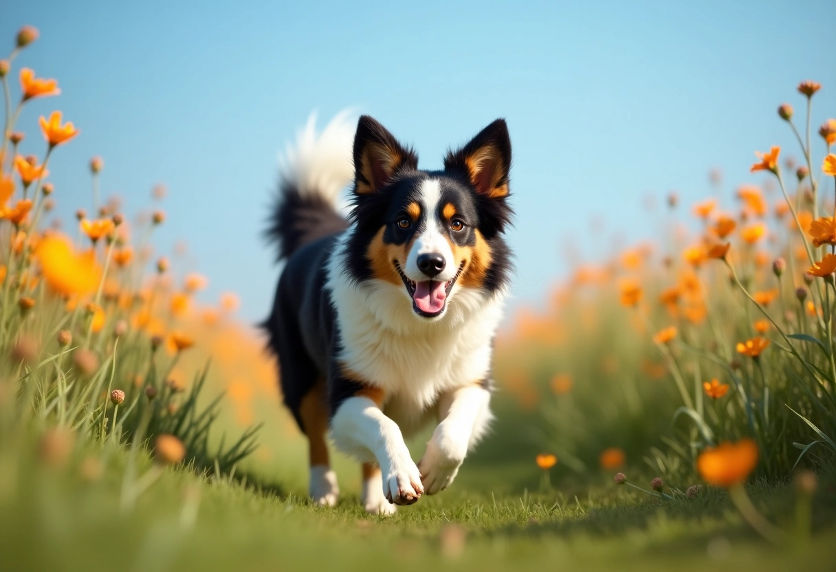 border collie tricolore