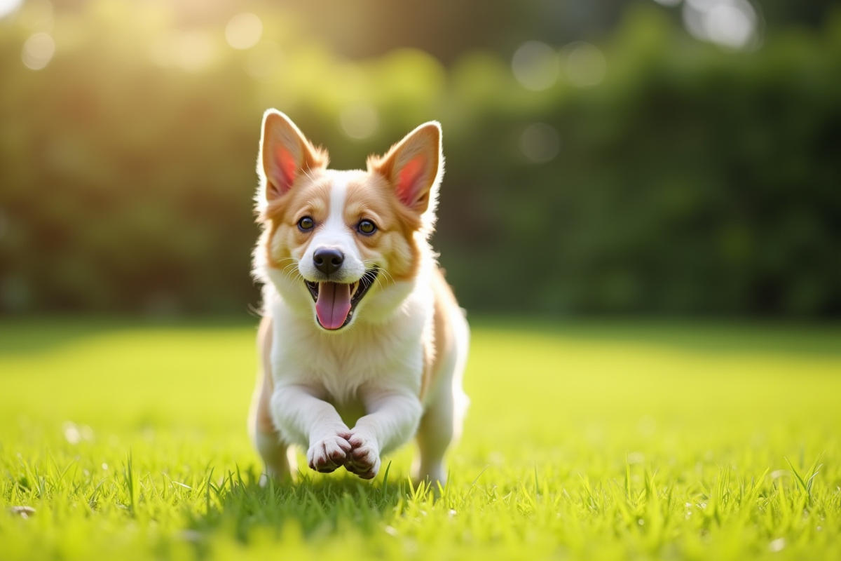 chien en bonne santé